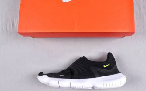 耐克Nike Free Rn Flyknit 3.0赤足轻便跑鞋功能赤足大底针织弹性原面无鞋带公司级版本 货号：AQ5707-001