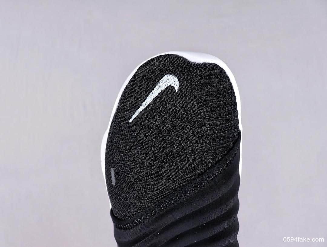 耐克Nike Free Rn Flyknit 3.0赤足轻便跑鞋功能赤足大底针织弹性原面无鞋带公司级版本 货号：AQ5707-001