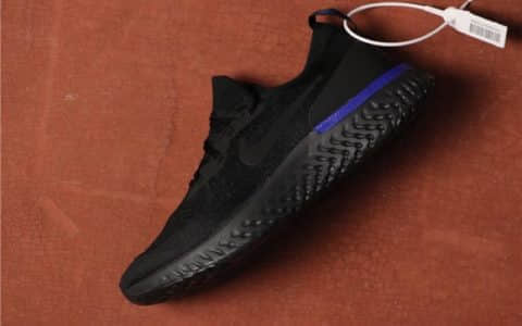 Nike Epic React Flyknit酷黑 耐克公司级瑞亚泡棉中底 货号：AQ0067-004