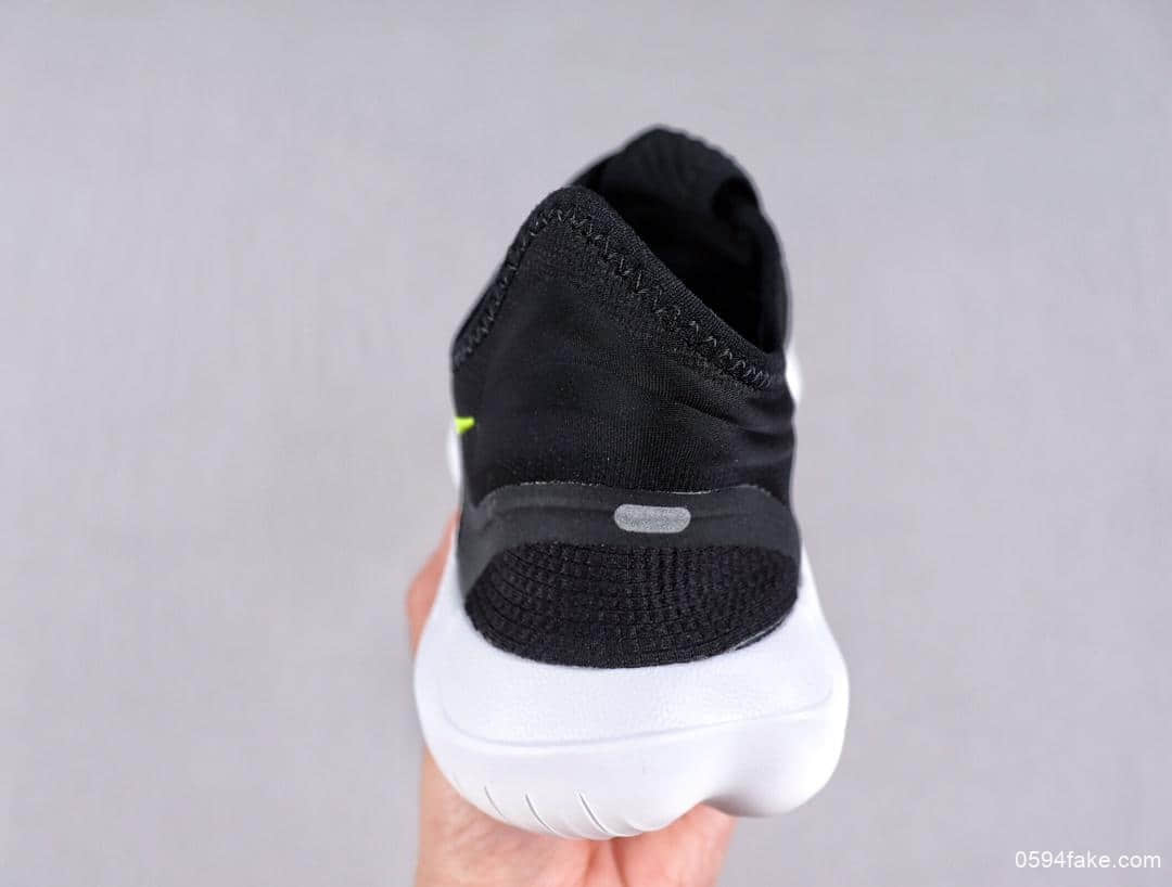 耐克Nike Free Rn Flyknit 3.0赤足轻便跑鞋功能赤足大底针织弹性原面无鞋带公司级版本 货号：AQ5707-001