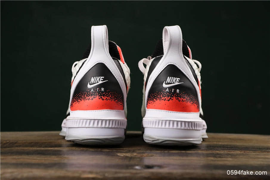 耐克LeBron XVI Hot Lava詹姆斯16代白粉热熔岩纯原版本实战运动篮球鞋 货号：CI1522-100