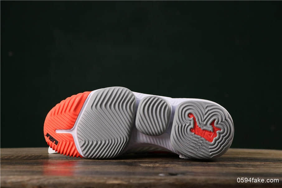 耐克LeBron XVI Hot Lava詹姆斯16代白粉热熔岩纯原版本实战运动篮球鞋 货号：CI1522-100
