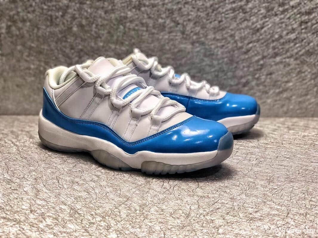 乔丹Air Jordan 11 Low Columbia纯原版本AJ11低帮原厂真碳实战篮球鞋 货号：528895-106