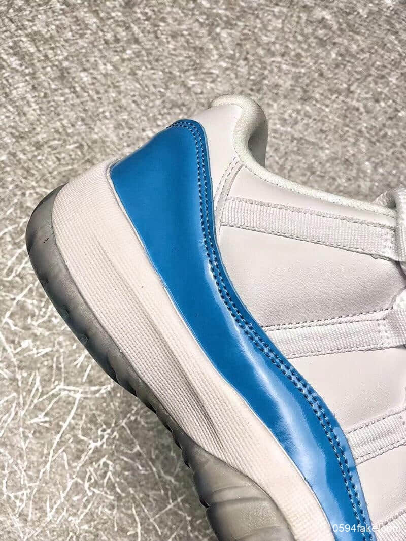 乔丹Air Jordan 11 Low Columbia纯原版本AJ11低帮原厂真碳实战篮球鞋 货号：528895-106