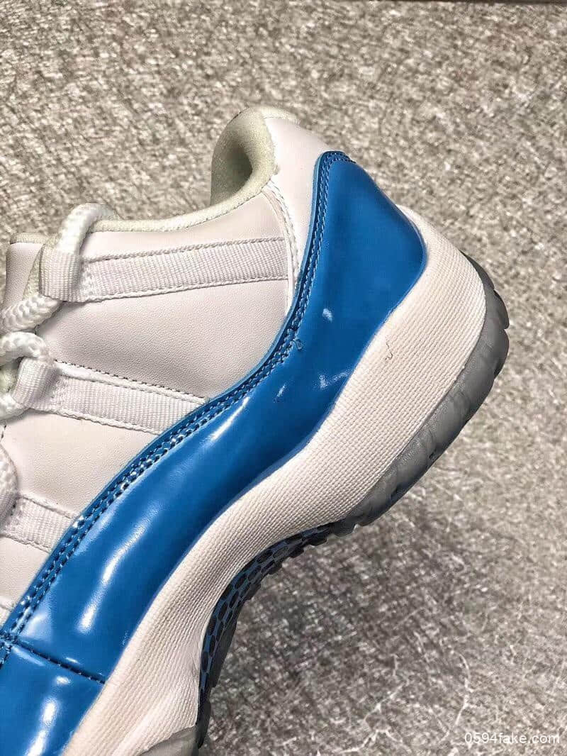 乔丹Air Jordan 11 Low Columbia纯原版本AJ11低帮原厂真碳实战篮球鞋 货号：528895-106