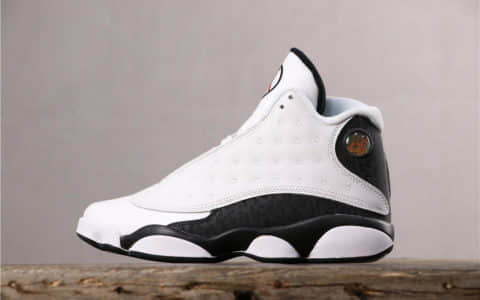 乔丹Air Jordan 13 Love & Respect纯原版本AJ13爱与尊重白黑高帮实战篮球鞋 货号：888164-112