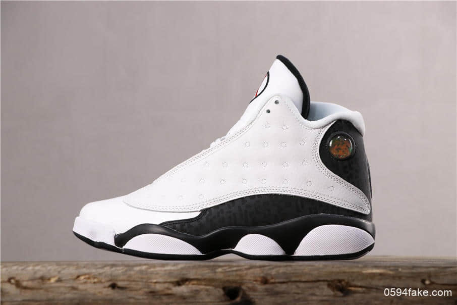 乔丹Air Jordan 13 Love & Respect纯原版本AJ13爱与尊重白黑高帮实战篮球鞋 货号：888164-112
