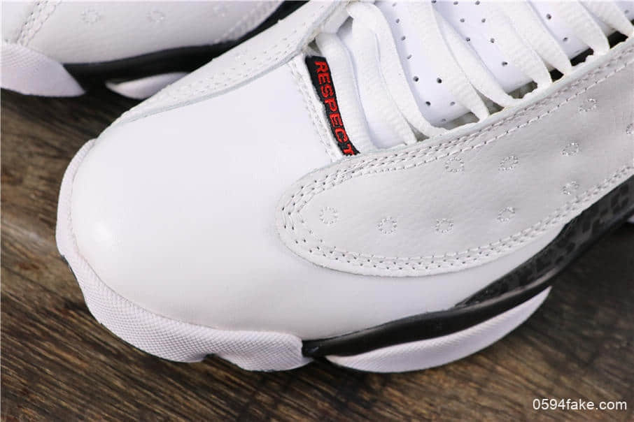 乔丹Air Jordan 13 Love & Respect纯原版本AJ13爱与尊重白黑高帮实战篮球鞋 货号：888164-112