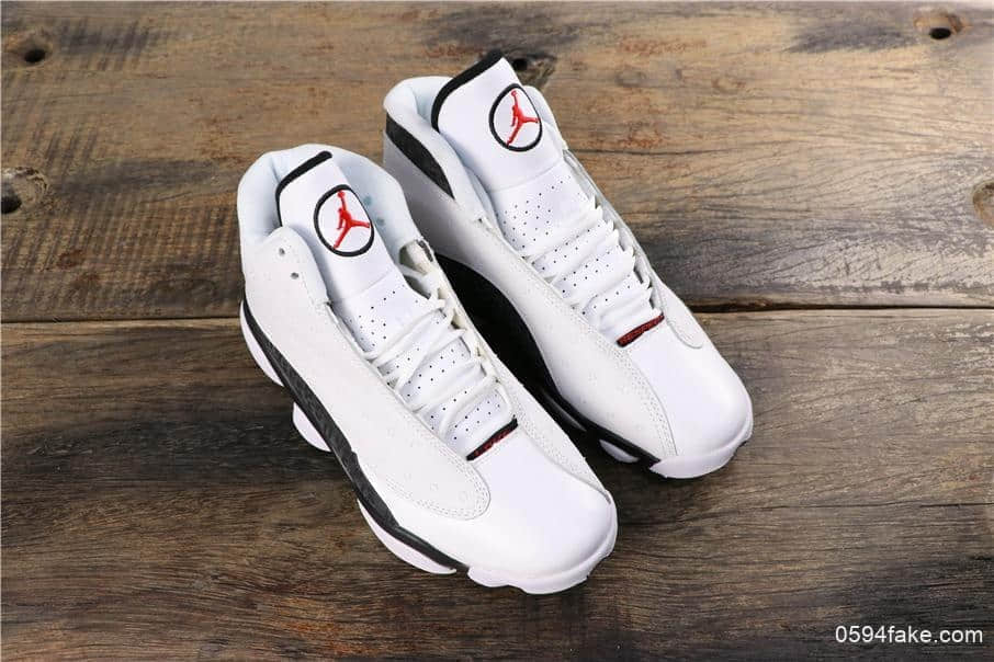 乔丹Air Jordan 13 Love & Respect纯原版本AJ13爱与尊重白黑高帮实战篮球鞋 货号：888164-112