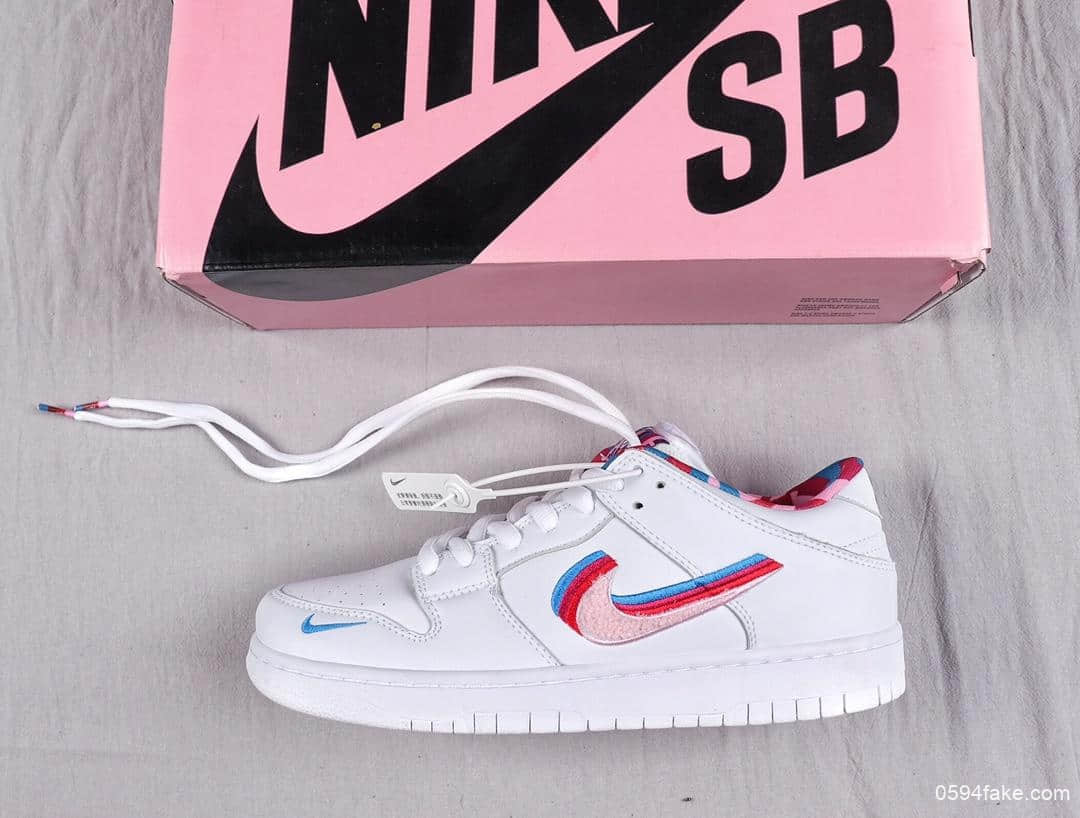 耐克Parra x Nike SB Dunk Low街头滑板鞋公司级版本耐克艺术家联名款SB系列低帮运动鞋 货号：CN4504-100