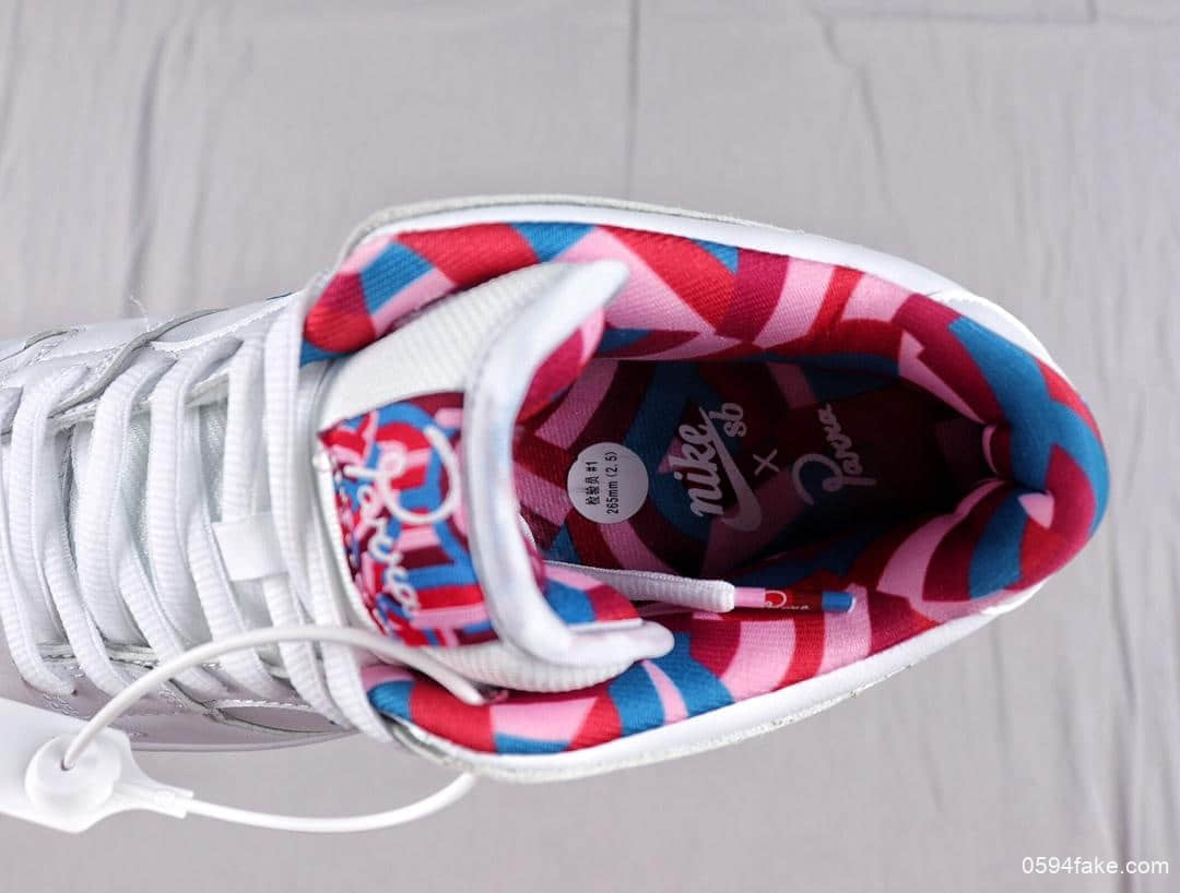 耐克Parra x Nike SB Dunk Low街头滑板鞋公司级版本耐克艺术家联名款SB系列低帮运动鞋 货号：CN4504-100