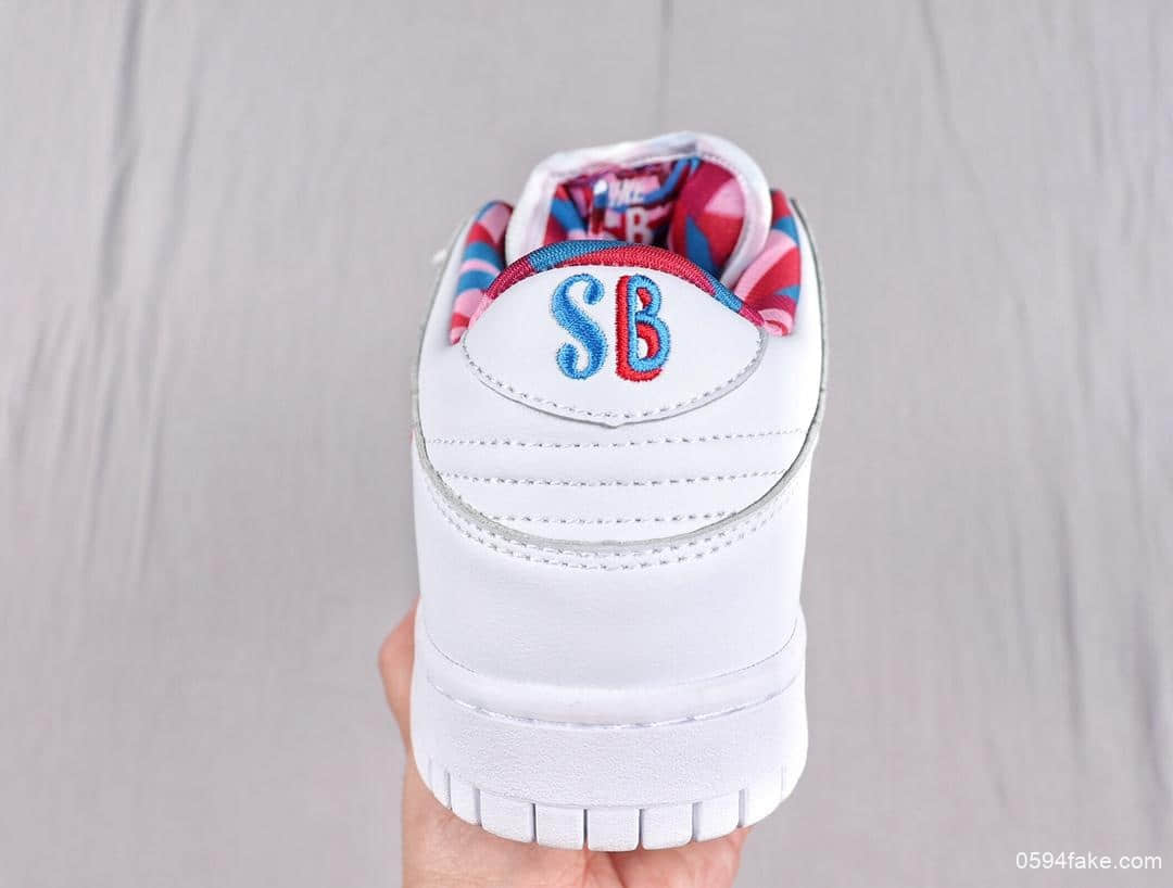 耐克Parra x Nike SB Dunk Low街头滑板鞋公司级版本耐克艺术家联名款SB系列低帮运动鞋 货号：CN4504-100