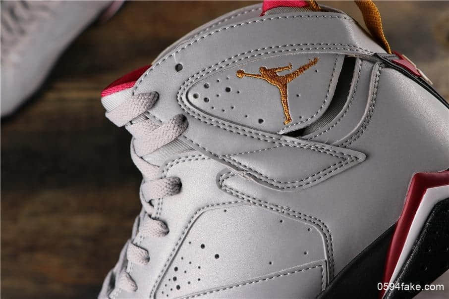 乔丹Air Jordan 7 Reflections of A Champion纯原版本反射银三连冠乔丹7代高帮实战篮球鞋 货号：BV6281-006