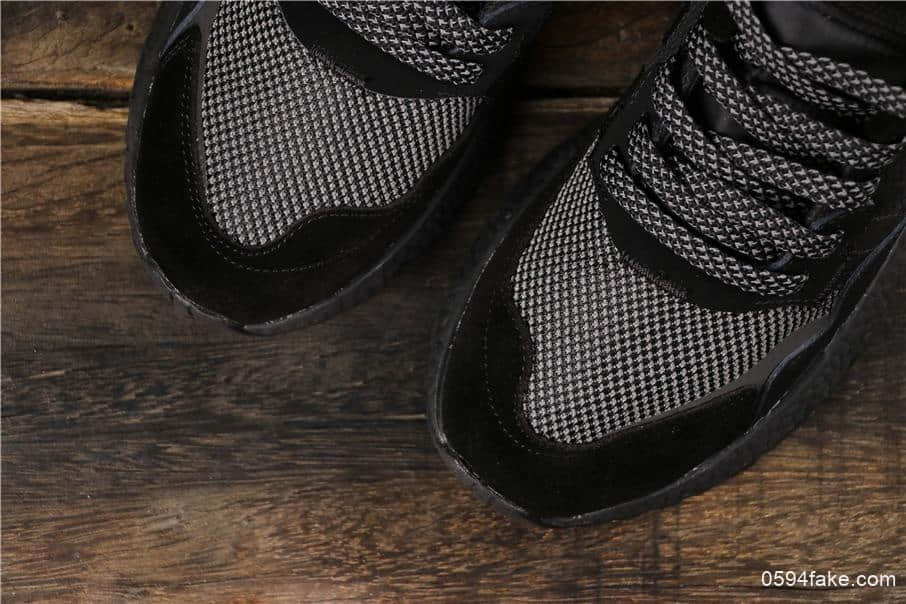 阿迪达斯Adidas Nite Jogger 2019真标高品质夜行者复古跑鞋原厂材料原厂真爆大底3M反光设计 货号：CG7098
