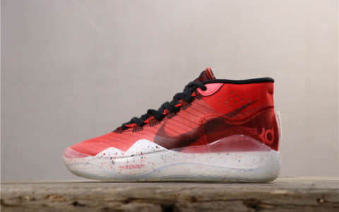 Nike Zoom KD 12 EP大红 耐克真标级杜兰特12代全掌Zoom气垫实战篮球鞋 货号：AR4230-600