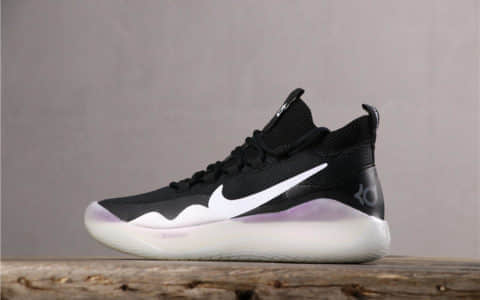 Nike Zoom KD 12 EP黑白 耐克纯原级杜兰特12代网面材料打造而成实战篮球鞋原厂钢印 货号：AR4230-001