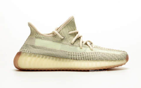 ADIDAS YEEZY BOOST 350 V2新配色“CITRIN”一颗柠檬黄 货号：FW3043