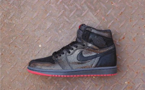 Air Jordan 1 RETRO High SP Gina黑红金属 乔丹一代高帮篮球鞋原厂吊牌TOP纯原版本 货号：DC7071-001