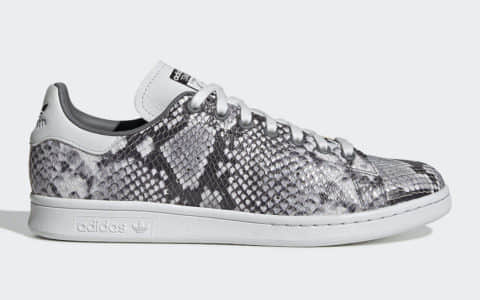 Adidas Stan Smith“Snakeskin”蛇皮纹带来的异域风情 货号：EH0151