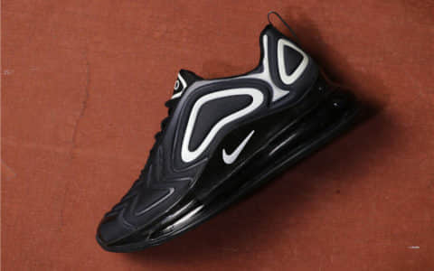 NIKE Air Max 720黑白 耐克公司级全掌黑白气垫720气垫减震休闲运动鞋 品质：997202-005