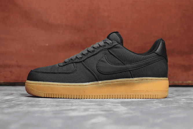 Nike Air Force 1'07 LV8 “style”黑色牛仔色 耐克空军一号公司级头层牛仔布板鞋 货号：AQ0117-002