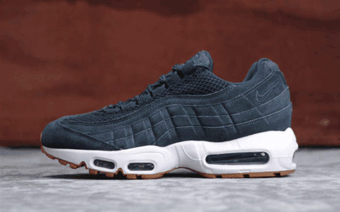 Nike Air Max 95 PRM浅蓝 耐克公司级子弹95系列牛筋底透明气垫 货号：538416-402