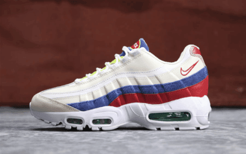 Nike Air Max 95 SE彩虹 耐克公司级子弹95高品质内置彩虹流彩气垫 货号：AJ4138-101