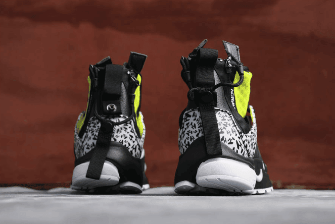 Nike Air Presto Mid Acronym白绿黑 耐克真标联名系列机能拉链高品质 货号：AH7832-100