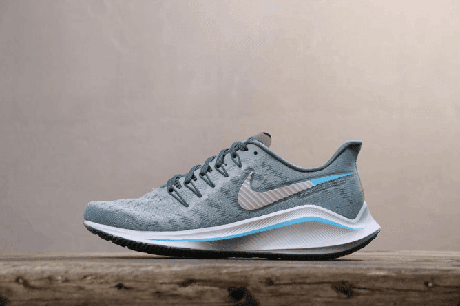 Nike Air Zoom Vomero 14浅绿白海蓝线 耐克纯原级登月14代内置字母缓震气垫 货号：AH7857-002