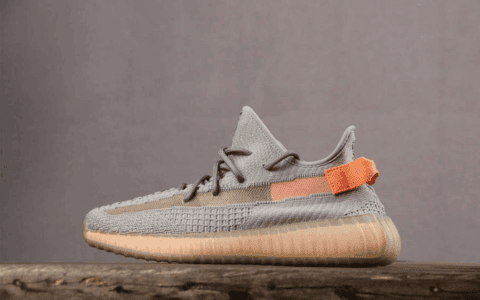 Adidas Yeezy 350 Boost V2 True From欧洲限定 阿迪达斯OG纯原椰子350V2灰橙配色大几率过验 货号：EG7492