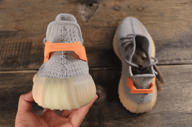 Adidas Yeezy 350 Boost V2 True From欧洲限定 阿迪达斯OG纯原椰子350V2灰橙配色大几率过验 货号：EG7492