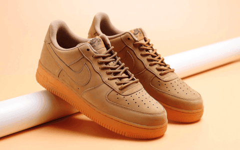 Nike Air Force 1 “Flax”小麦 耐克空军一号纯原小麦色低帮复古真皮运动休闲板鞋 货号：AA4061-200