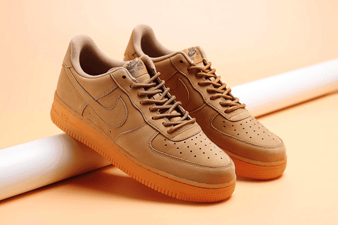 Nike Air Force 1 “Flax”小麦 耐克空军一号纯原小麦色低帮复古真皮运动休闲板鞋 货号：AA4061-200