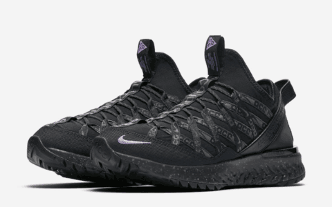 Nike ACG React Terra Gobe将推出全新黑紫配色 货号：BV6344-001