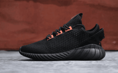 Adidas Tubular Doom Sock PK黑红 阿迪达斯小椰子系列纯原品质管装黑武士针织面料 货号：CG5509