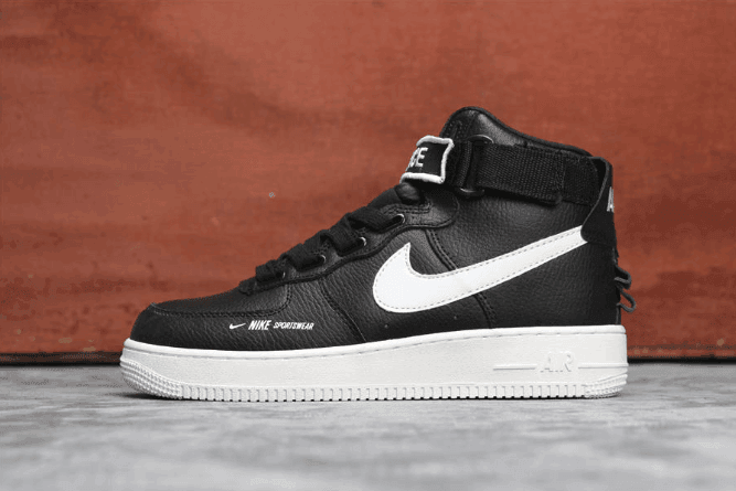 Nike Air Force 1 “High”黑白 耐克板鞋真标高品质空军一号 货号：AJ7311-300