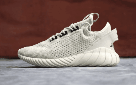 Adidas Tubular Doom Sock PK米色 阿迪达斯小椰子系列纯原品质客供原装针织面料 货号：CG5510