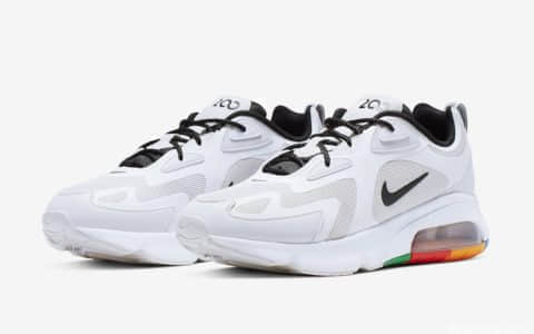 Nike Air Max 200新配色即将登场！彩虹色外底为你驱散阴霾！ 货号：AQ2568-002