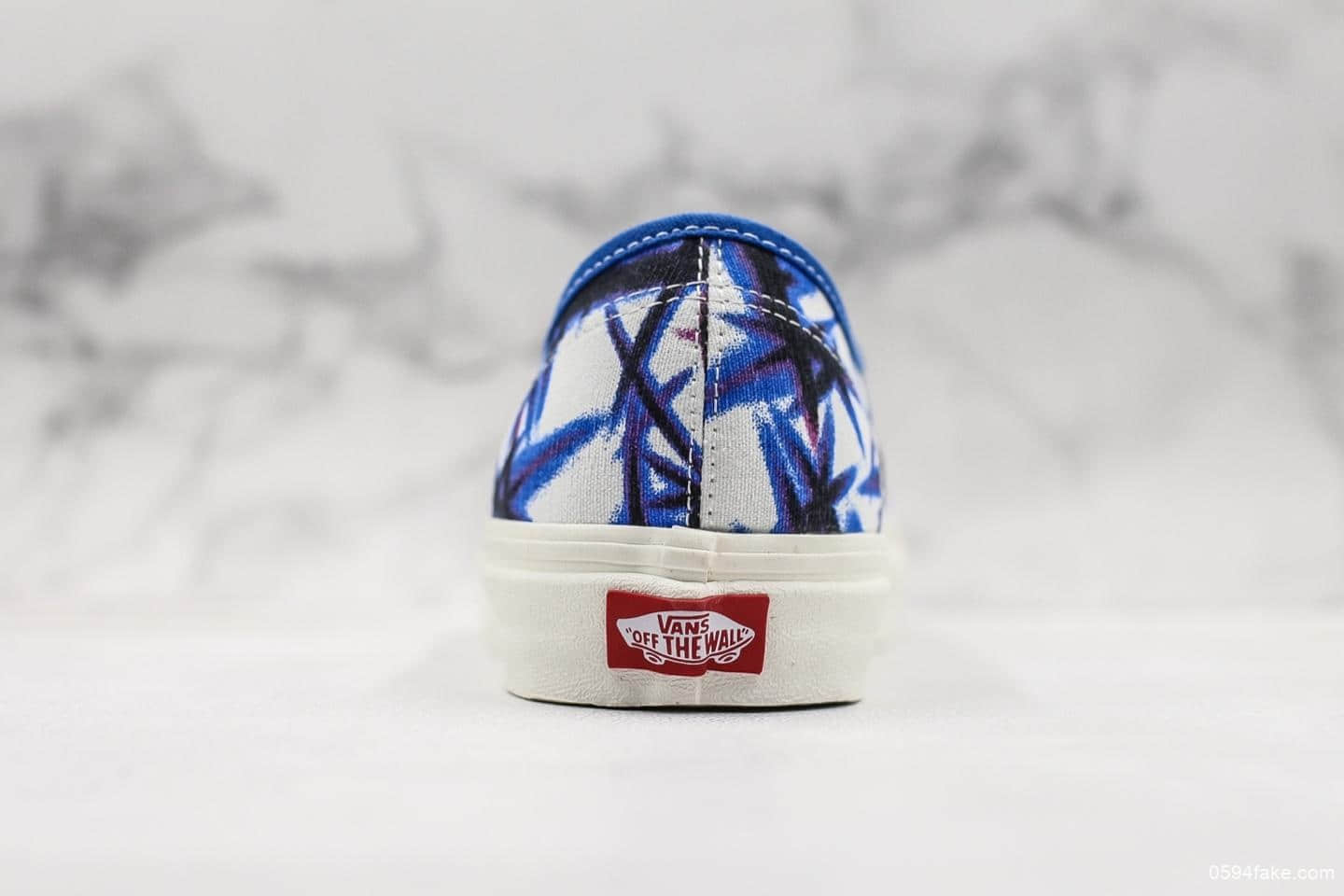 万斯Vans Authentic AUT真标硫化工艺安纳海姆系列扎染彩绘低帮一脚蹬板鞋原地原面原厂数据开发