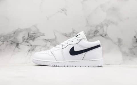 乔丹Air Jordan 1 Low White低帮AJ1真配色出货原鞋开模室内实战篮球鞋 货号：553560-114