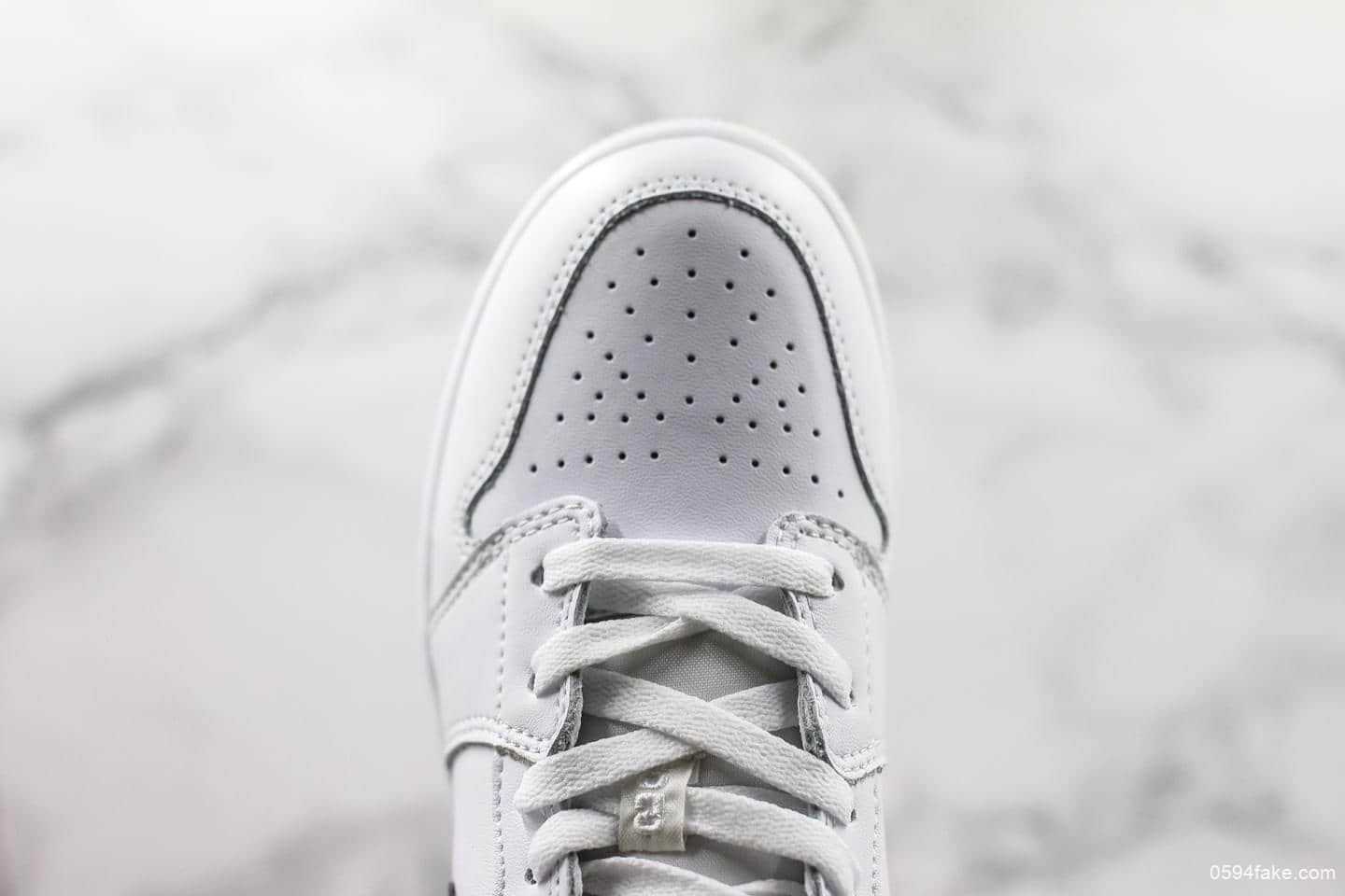 乔丹Air Jordan 1 Low White低帮AJ1真配色出货原鞋开模室内实战篮球鞋 货号：553560-114