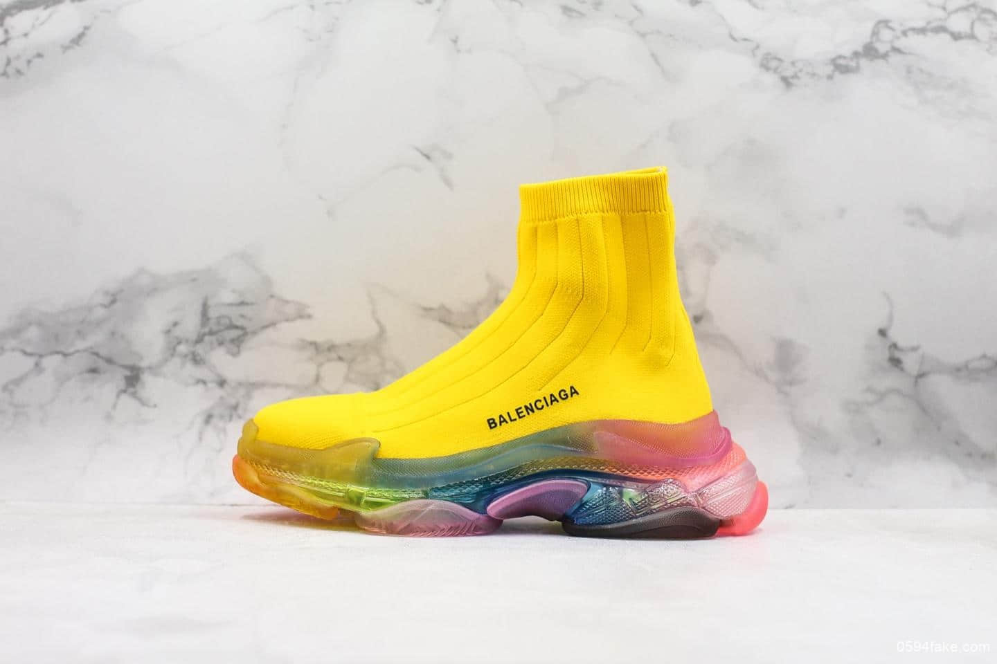 巴黎世家Balenciaga Triple S YY三代纯原版本时装复古厚底做旧姥爷中帮袜子老爹鞋