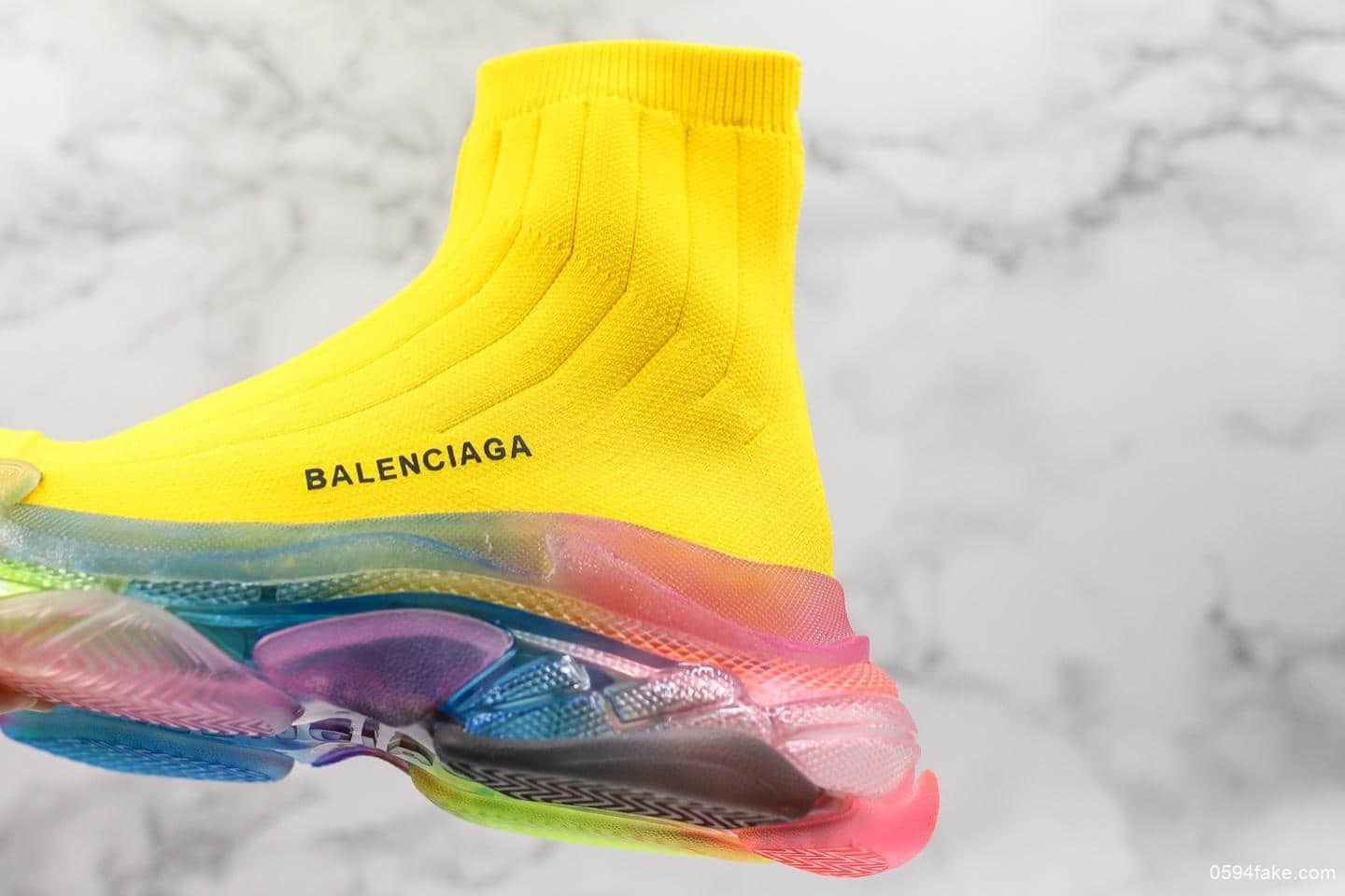 巴黎世家Balenciaga Triple S YY三代纯原版本时装复古厚底做旧姥爷中帮袜子老爹鞋