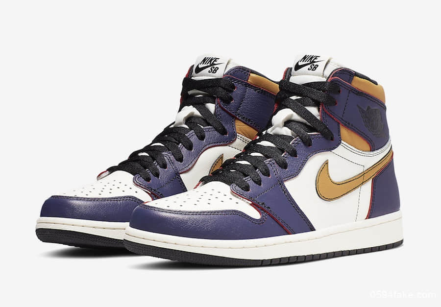 耐克联名乔丹高帮篮球鞋Nike SB x Air Jordan 1“LA to Chicago”即将补货！ 货号：CD6578-507