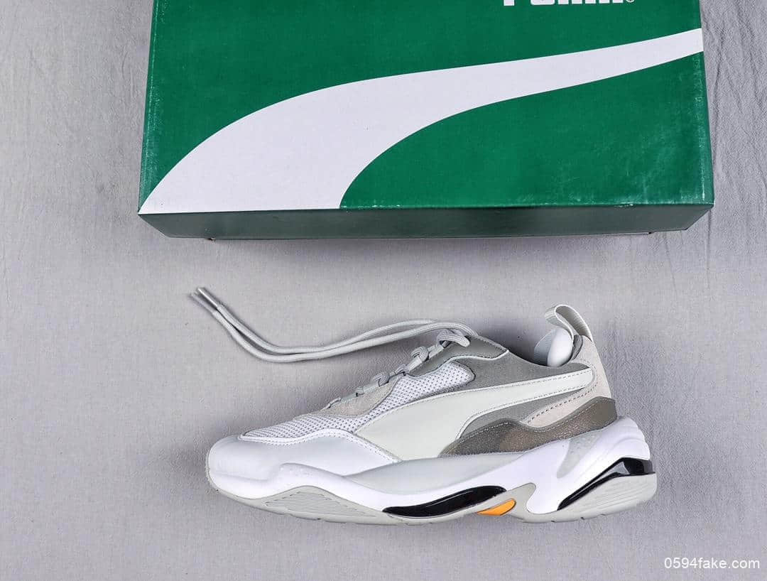 彪马Sneakerness X Puma Thunder L联名款纯原级金泫雅代言复古老爹鞋 货号：367516-08