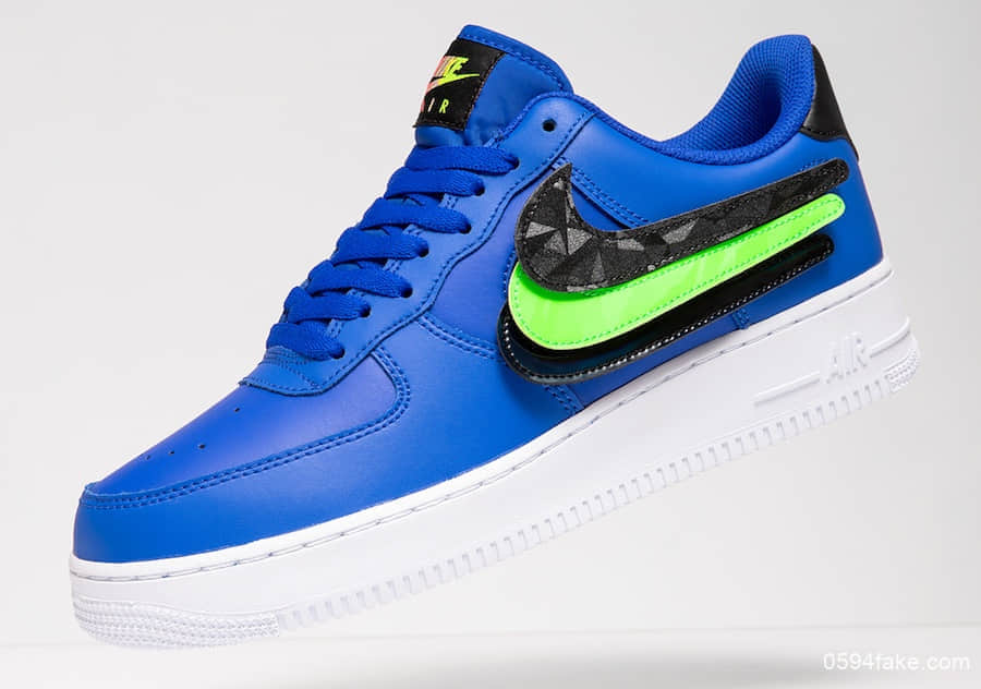 可拆卸式Swooshe！Nike Air Force 1新配色现已发售！ 货号：CI0064-400