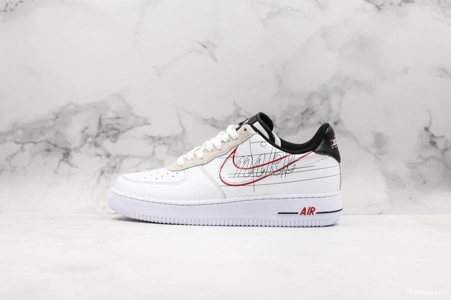 耐克NIKE AIR FORCE 1'07 TPU公司级版本AF1解构男女白色低帮运动板鞋新品首发独家实拍 货号：CK9257-100