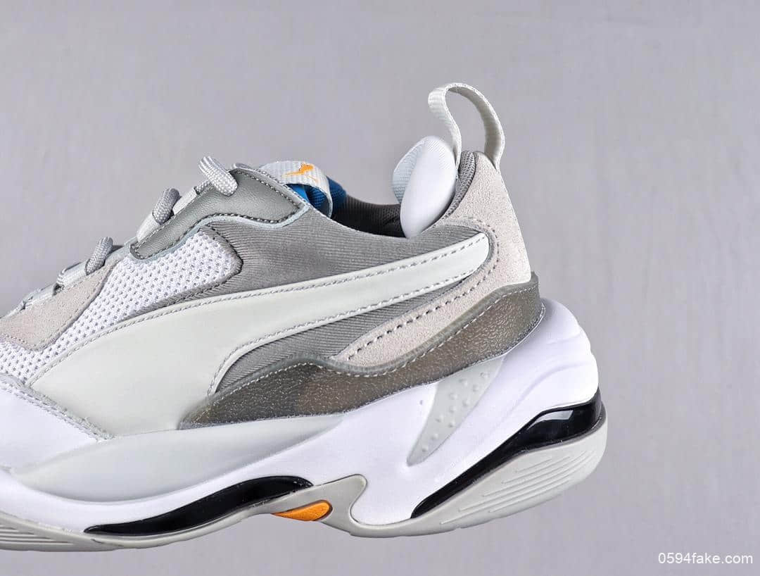 彪马Sneakerness X Puma Thunder L联名款纯原级金泫雅代言复古老爹鞋 货号：367516-08