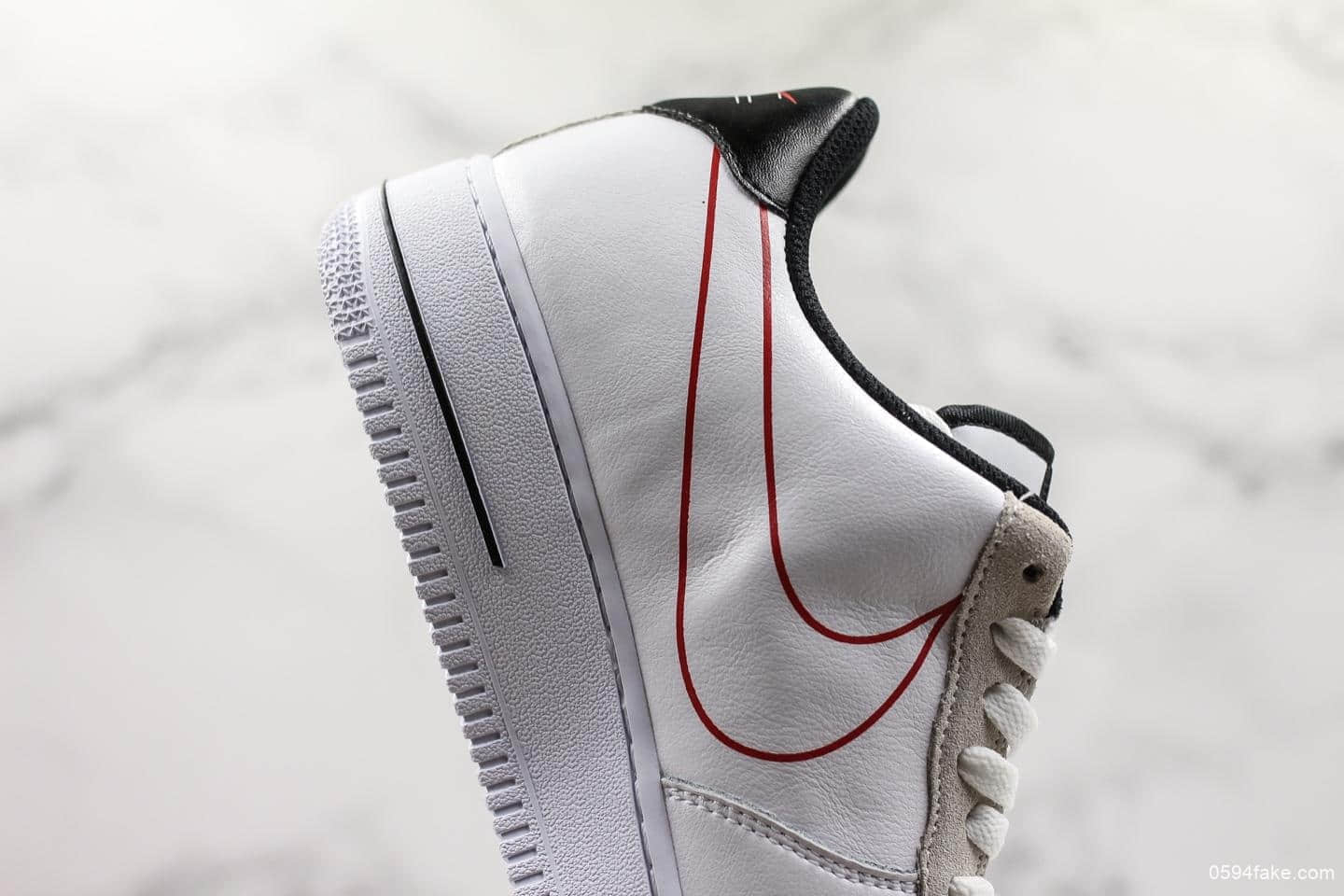 耐克NIKE AIR FORCE 1'07 TPU公司级版本AF1解构男女白色低帮运动板鞋新品首发独家实拍 货号：CK9257-100