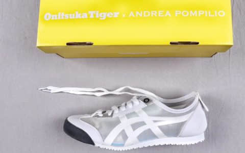 亚瑟士Onitsuka Tigee X Andrea Pompilio真标高品质鬼冢虎联名款复古休闲运动鞋